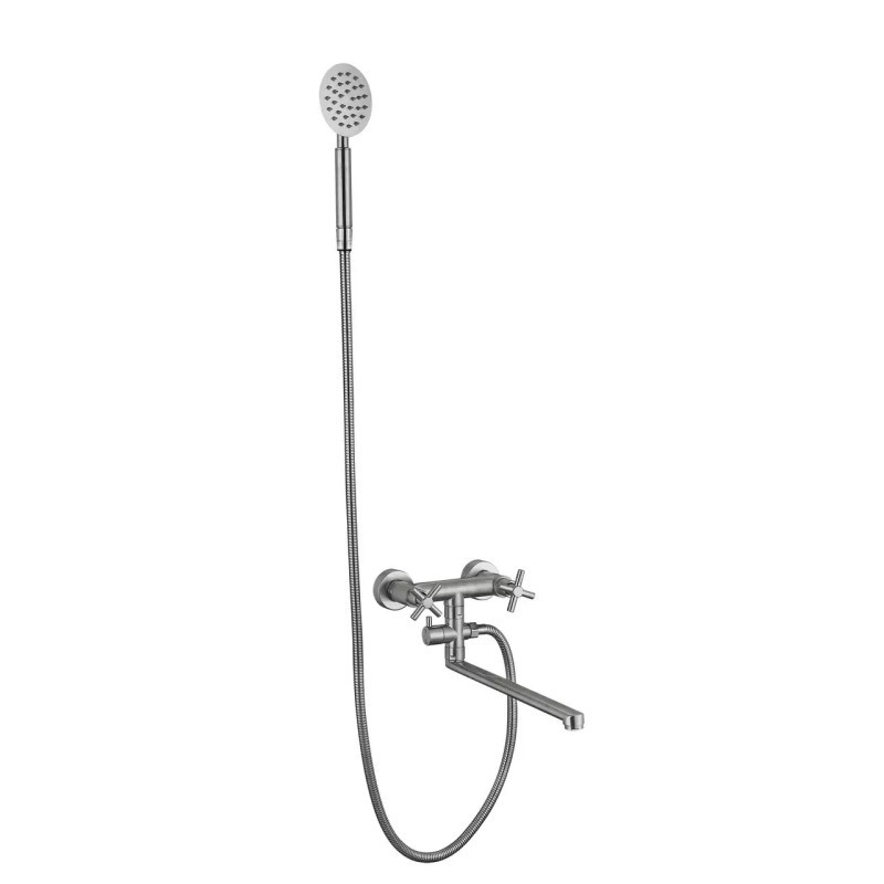 Змішувач для ванни WEZER VAL6-10  (сатин)