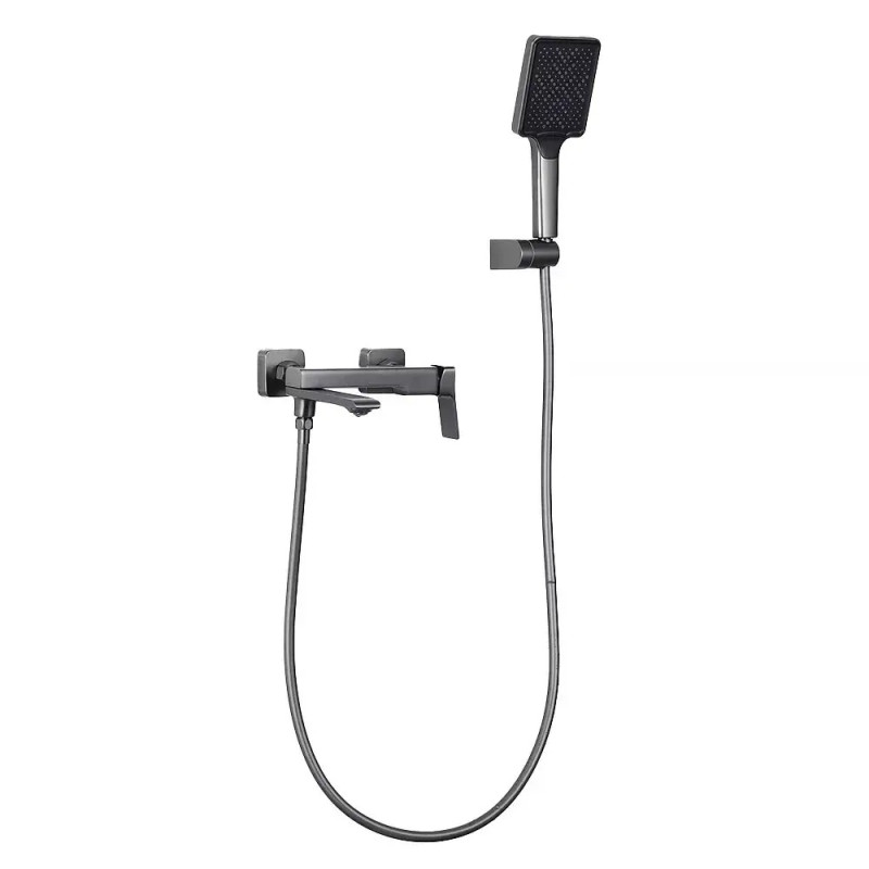 Змішувач для ванни Frap F3284-9 (латунь, збройова сталь)