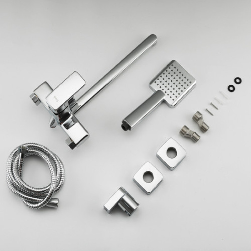 Смеситель для ванны Frap F2260 (с душевой лейкой, хром)