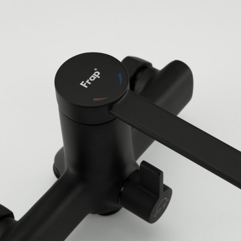 Змішувач для ванни FRAP F2267-6 (латунь, чорний)