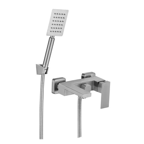 Смеситель для ванны PRO3B-02 (европереключатель, нержавеющая сталь)