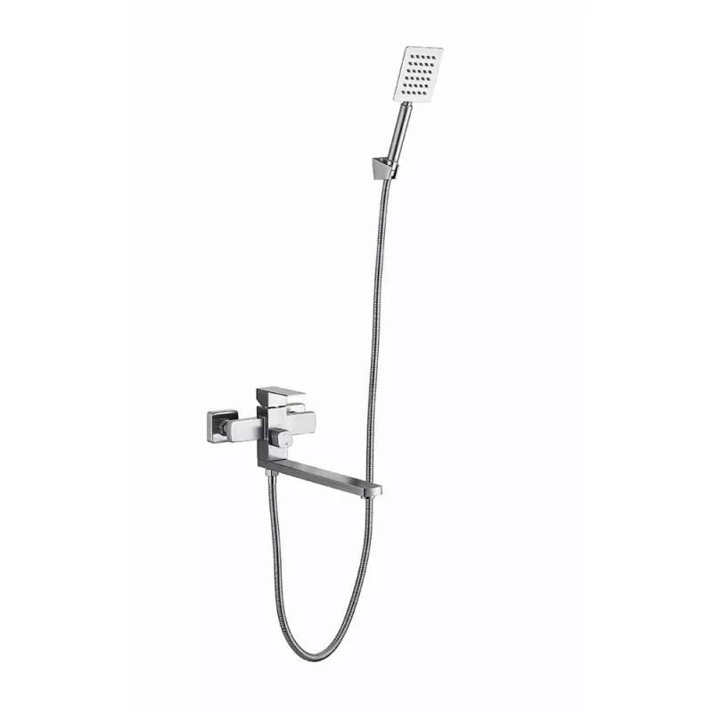 Змішувач для ванни Wezer PRO7A-02 (нержавіюча сталь)