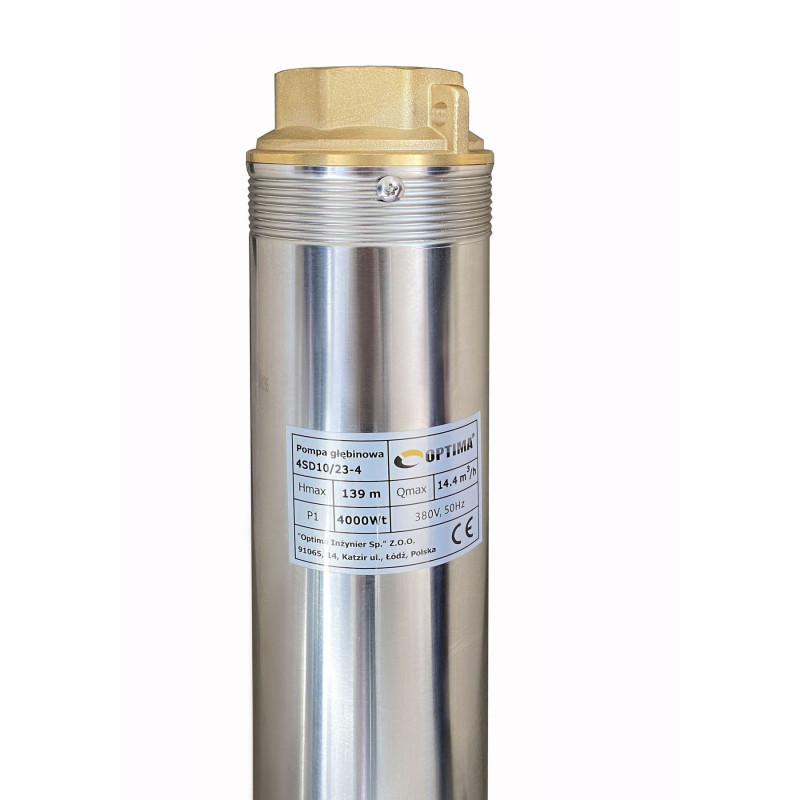 Скважинный насос OPTIMA 4SD10/23 4 кВт 139м 3-фазный