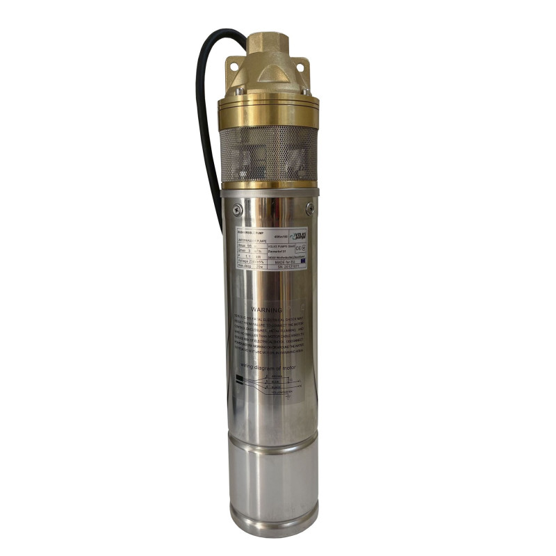 Насос скважинный вихревой VOLKS pumpe 4SKm150 1,1 кВт + кабель 15м + пульт