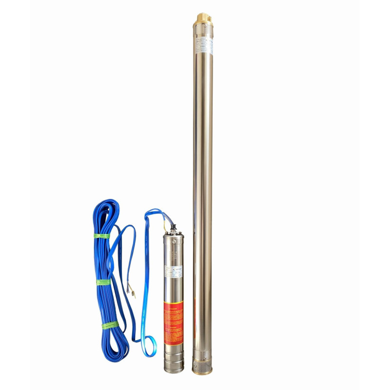 Скважинный насос 3" OPTIMA 3SDm1,8/39 1,1 кВт 159м +пульт+кабель 15м NEW