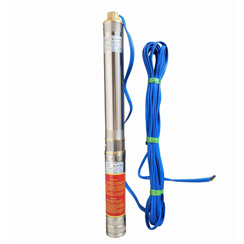 Скважинный насос 3" OPTIMA 3SDm1,8/11 0,25 кВт 45м + пульт+кабель25м NEW