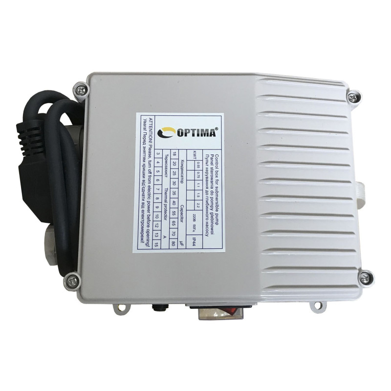 Скважинный насос OPTIMA 4SDm3/15 1,1 кВт 109м + пульт+кабель 15м NEW