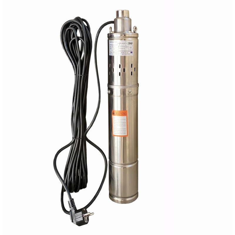 Насос скважинный шнековый VOLKS pumpe 3,5 QGD 1-50-0,37 кВт 3,5 дюйма + кабель 15м