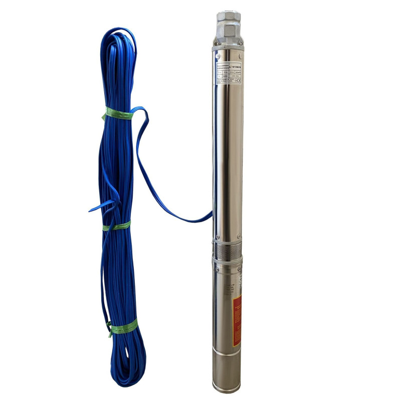 Скважинный насос с повышенной стойкостью к песку OPTIMA PM 3,5SDm3/13 0,55 кВт 79м + 1,5 м кабель