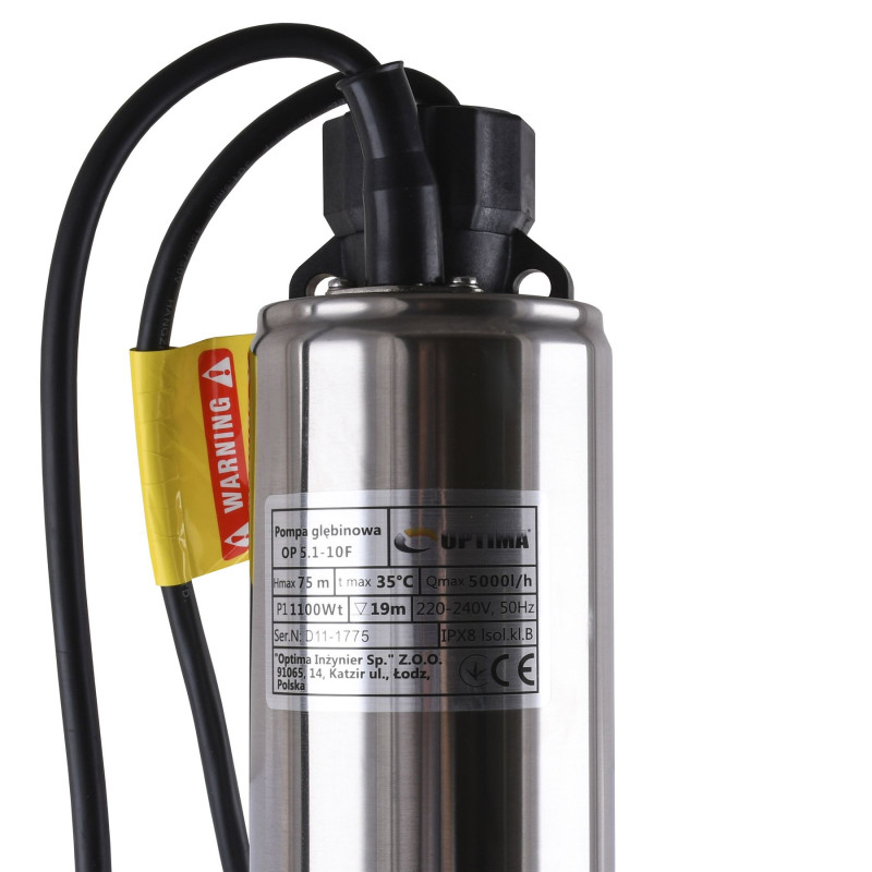 Насос колодезный OPTIMA OP 5,1 - 10 F 1,1 кВт ( с поплавком )
