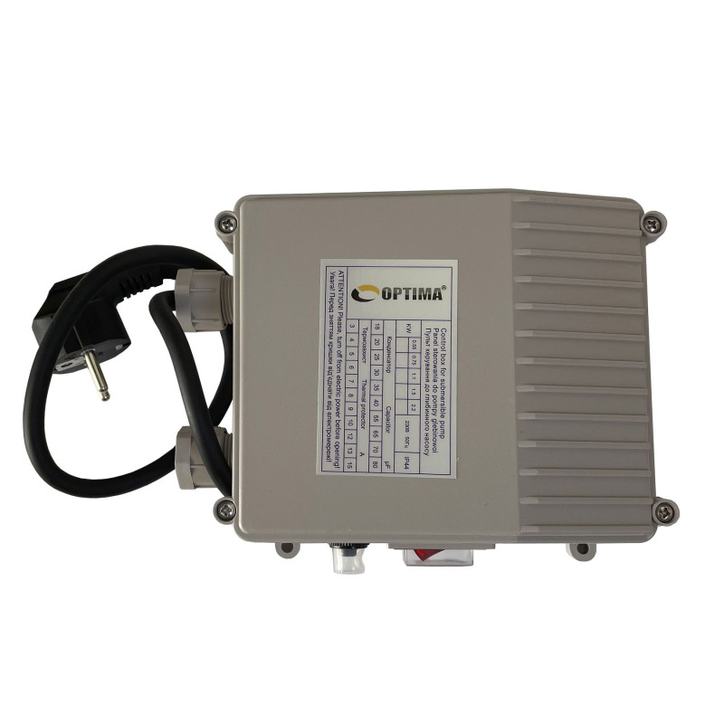 Насос свердловинний 3" OPTIMA 3SDm1,8/15 0,37 кВт 61м + пульт+кабель1,5м