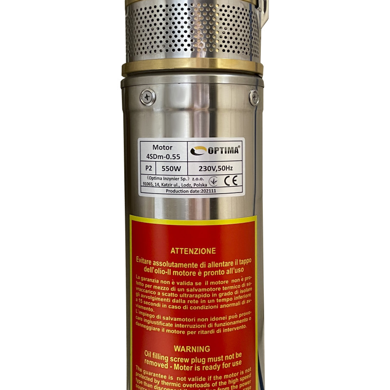 Скважинный насос OPTIMA 4SDm3/ 9 0.55 кВт 65м + пульт+кабель 1,5м NEW