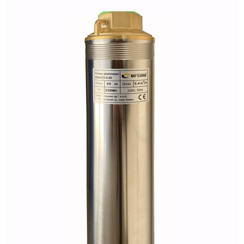 Насос свердловинний OPTIMA 4SDm3/ 9 0.55 кВт 65м + пульт+кабель 35м NEW