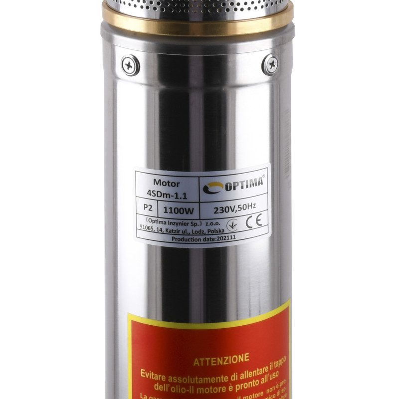 Насос свердловинний OPTIMA 4SDm3/15 1.1 кВт 109м + пульт+кабель 1,5м NEW