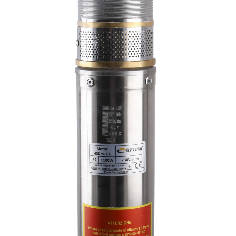 Скважинный насос OPTIMA 4SDm3/15 1.1 кВт 109м + пульт+кабель 60м NEW