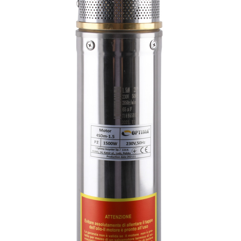 Скважинный насос OPTIMA 4SDm3/20 1.5 кВт 145м + пульт+кабель 1,5м