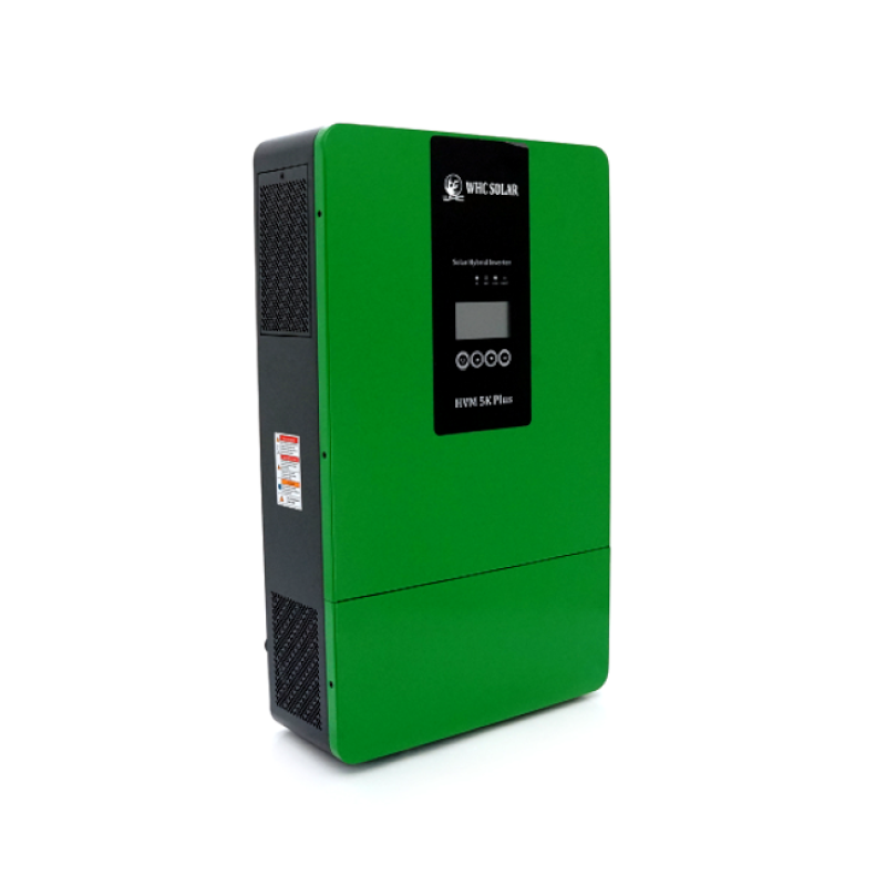 Гибридный инвертор WHC HVM-5KW Plus Parallel 5000W 48V 0-80A 120-450V MPPT (80А, 450 Vdc)