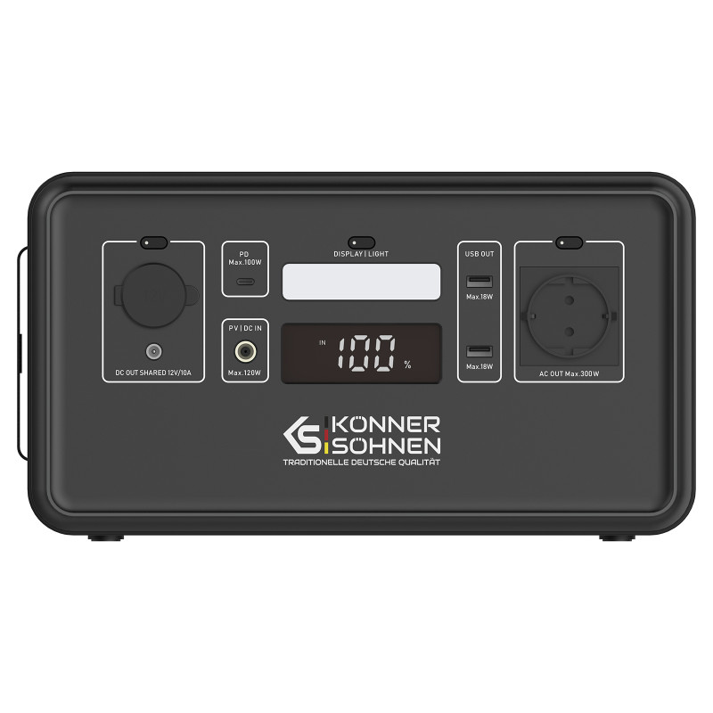 Портативная зарядная станция Konner & Sohnen KS 300PS LifePO4