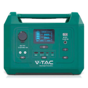 Портативная зарядная станция V-TAC VT-303N, LiFePO4 (300W,288Wh) 