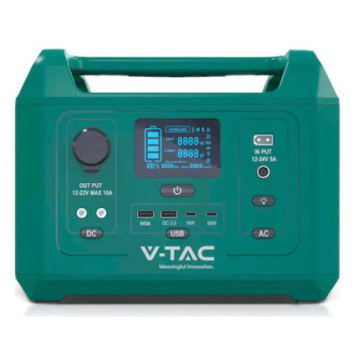 Портативна зарядна станція V-TAC VT-303N,  LiFePO4  (300W,288Wh) 