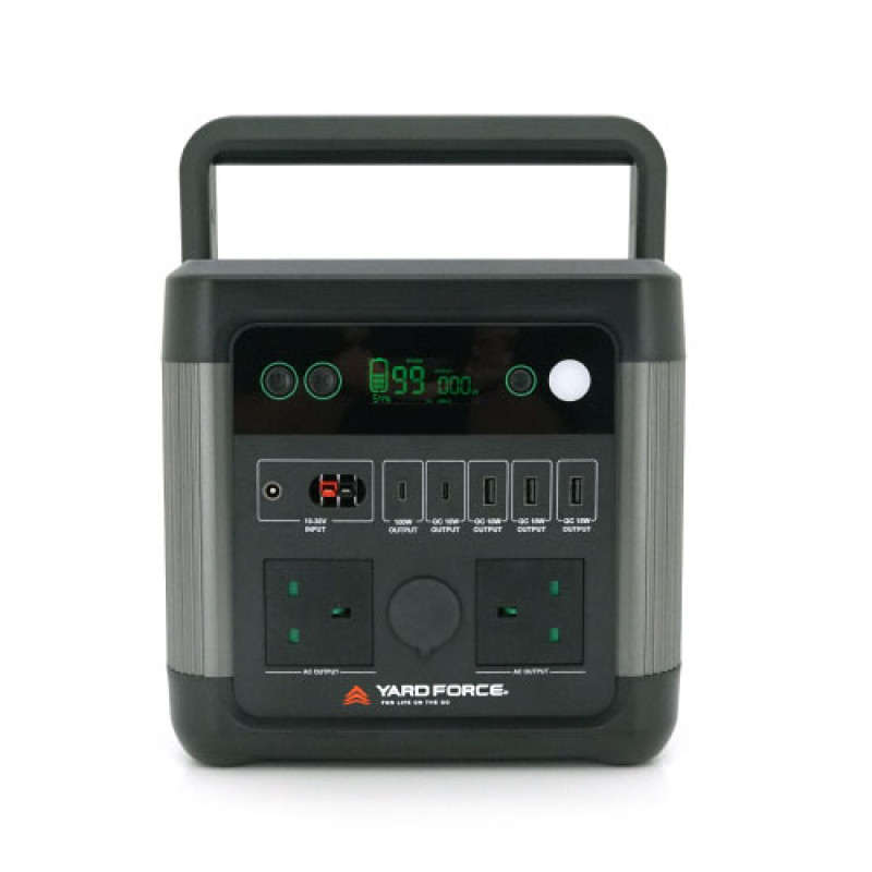 Портативна зарядна станція Voltronic Yard Force LX PS1200, Li-ion, LED, Q2 (1200W, 974Wh)  