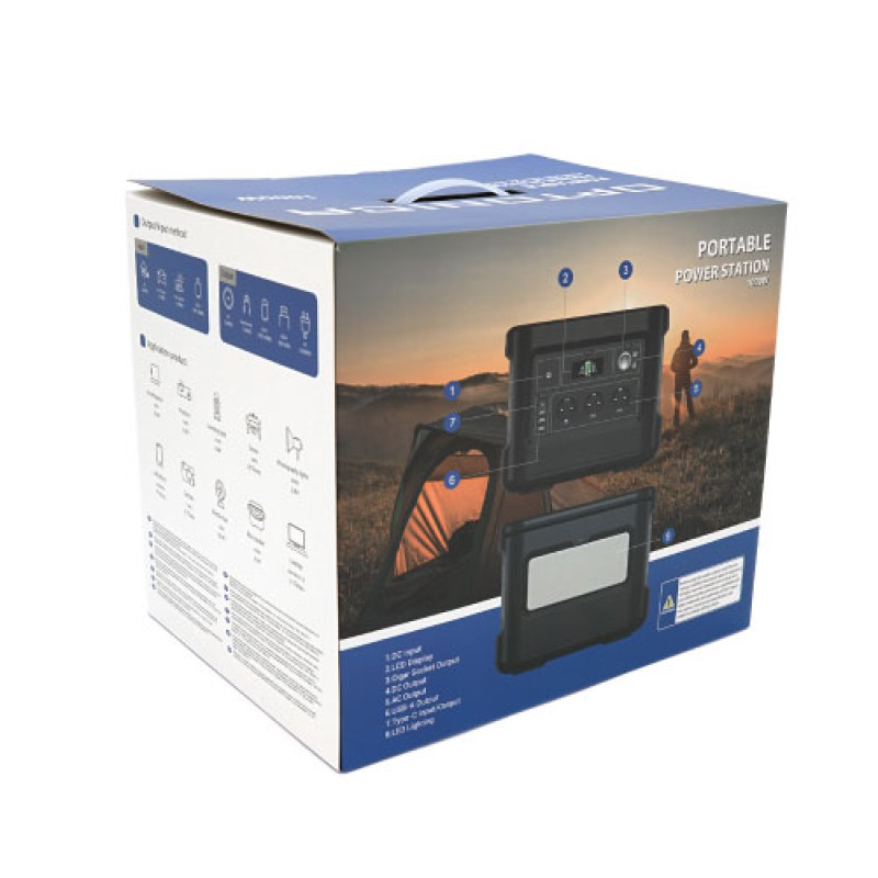 Портативна зарядна станція Optonica 1000Вт, 1037Wh (21.6V/48mAh) 