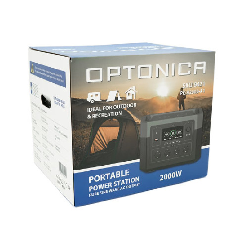 Портативна зарядна станція Optonica 2000Вт, 2096Wh (46.8V/48 mAh) 