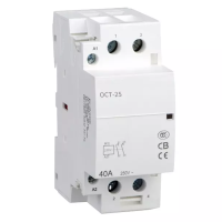 Контактор OCT, 2P, 2NO, 40A, 230В Tervix Pro Line