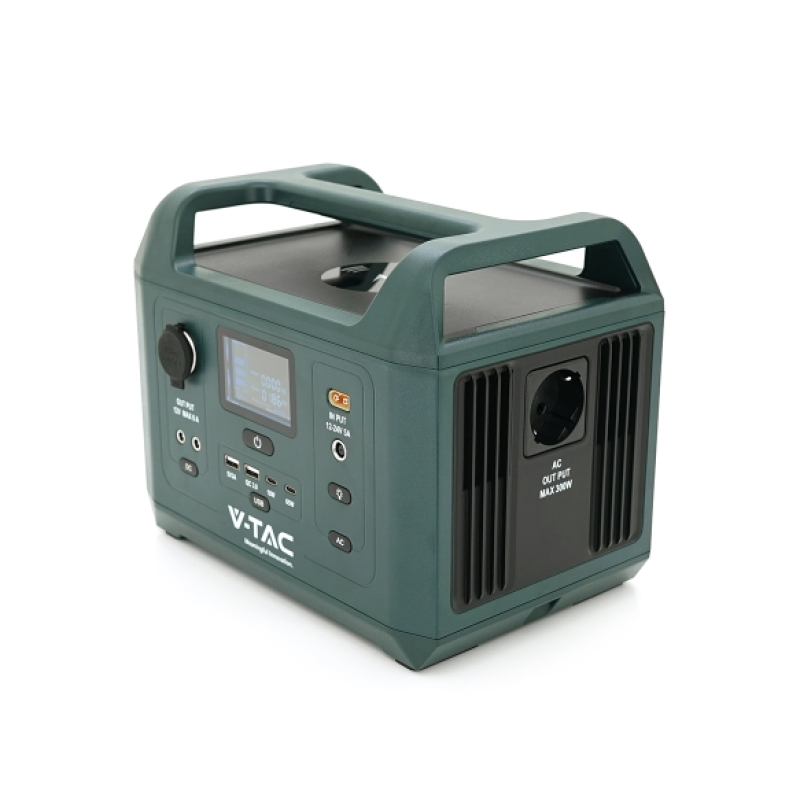 Портативна зарядна станція V-TAC VT-303N,  LiFePO4  (300W,288Wh) 