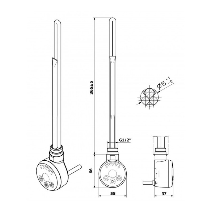 Тен для рушникосушарки Mario MEG 300W