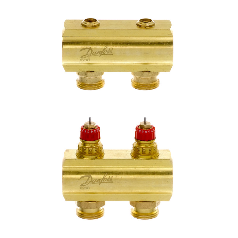 Danfoss FHF-2 (088U0502) Коллектор с термостатическими вставками