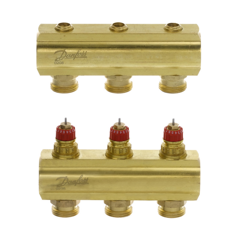 Danfoss FHF-3 (088U0503) Колектор з термостатичними вставками