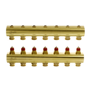 Danfoss FHF-7 (088U0507) Коллектор с термостатическими вставками
