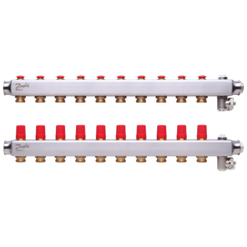 Danfoss SSM-10 (088U0810) Коллектор из нержавеющей стали без ротаметров