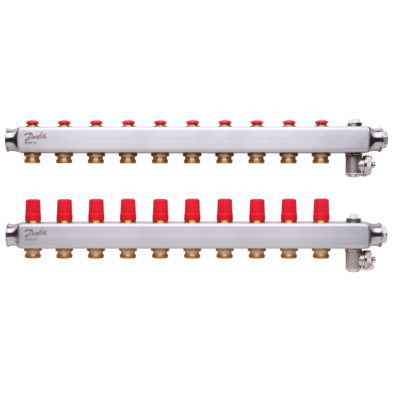Danfoss SSM-10 (088U0810) Коллектор из нержавеющей стали без ротаметров