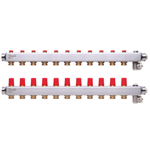 Danfoss SSM-11 (088U0811) Колектор з нержавіючої сталі без ротаметрів