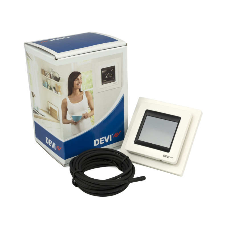 Програматор добовий для теплої підлоги DEVIreg Touch 140F1064 (білий)