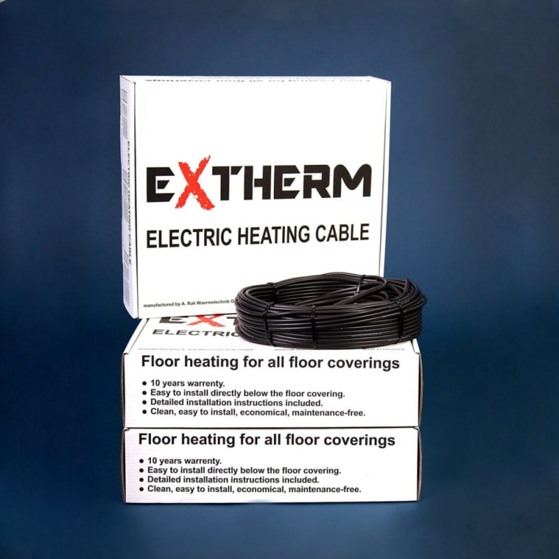 Кабель нагрівальний двожильний Extherm ETС ECO 20-1600