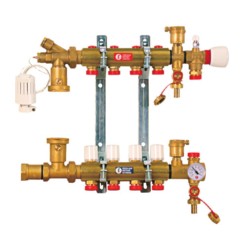 Giacomini R557Y005 – Сборный коллектор без расходомеров 1" - 5 выходов
