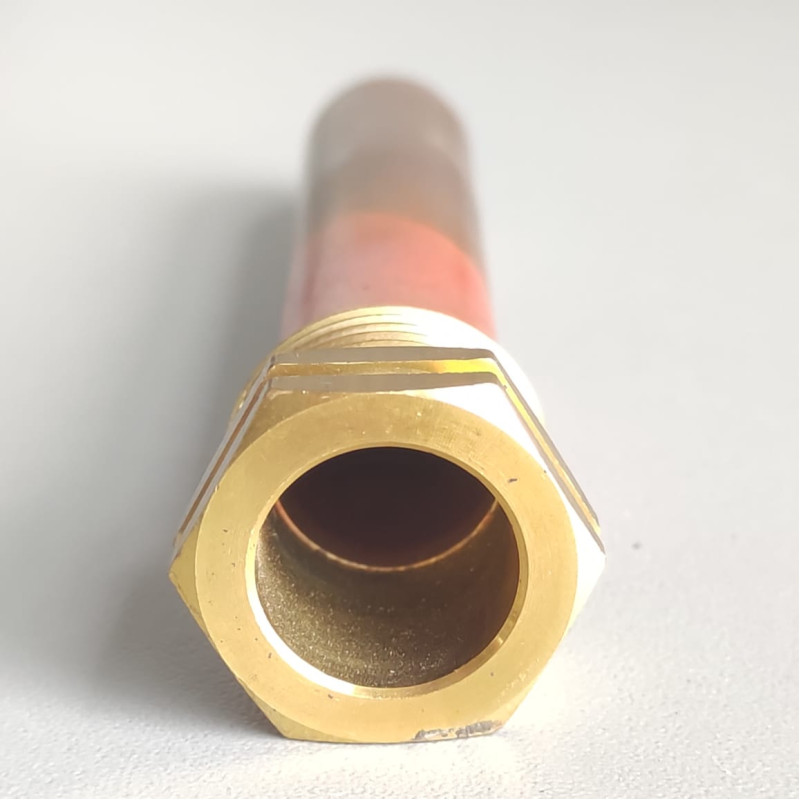 Гильза медная на 3 датчика (15/16) 10 см, 1/2"