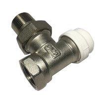 Кран для термоголовки 3/4" кутовий Gross