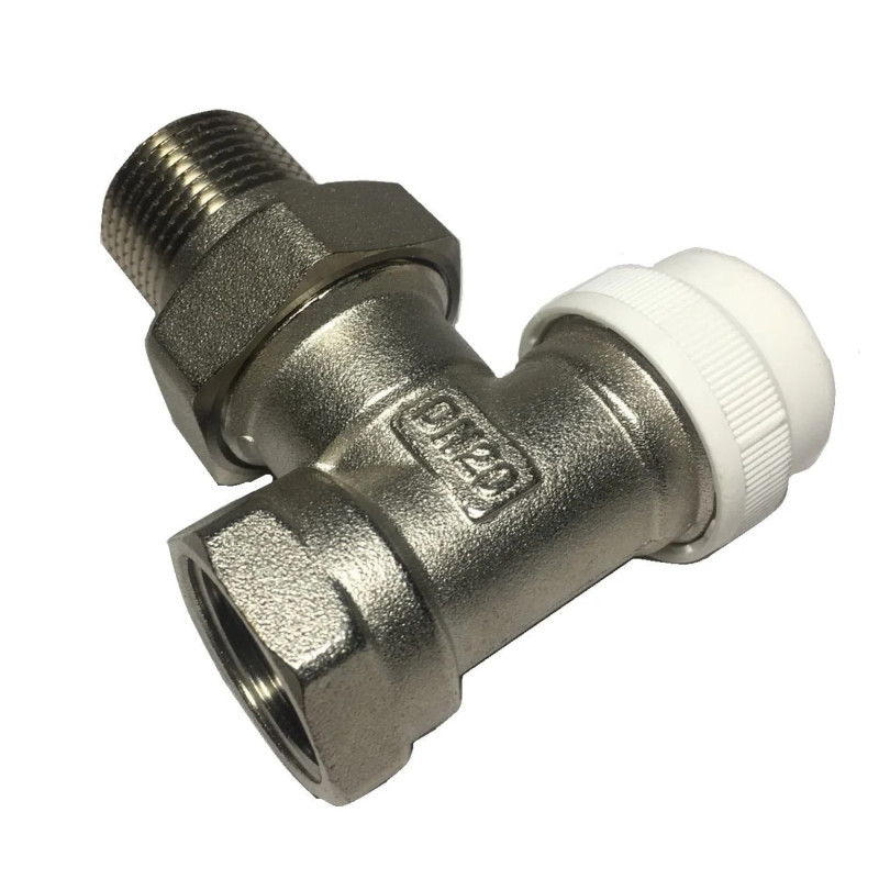 Кран  для термоголовки 3/4" угловой Gross  