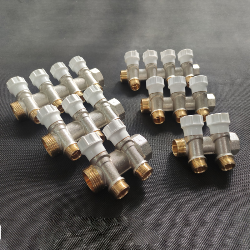 Модульний розподільчий колектор ITAP (465) з перекриваючими вентилями 1"х1/2" - 2 виходи