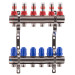 Колектор на 6 контурів Koer KR.1110-06 1"x6 з витратомірами   
