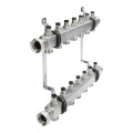 Колектор для систем опалення TECE на 2 контури з регуляторами, нержавіюча сталь (712540)