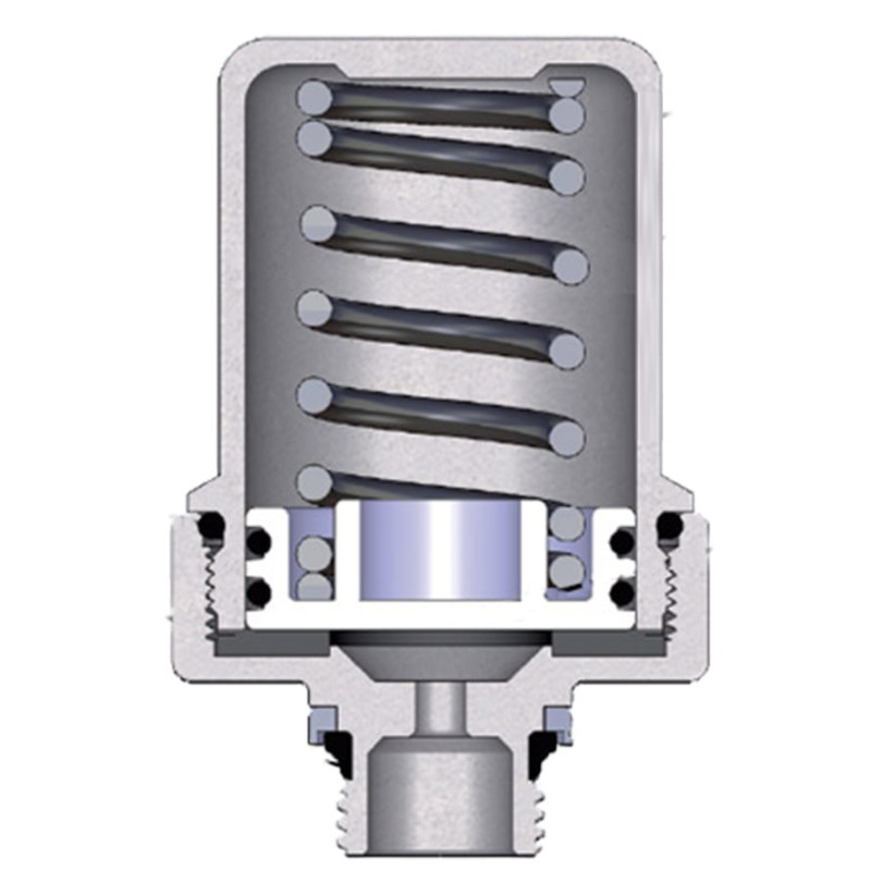 384012 Компенсатор гідродинамічних ударів 1/2", 10 бар, нікельована латунь, Tervix Pro Line WD