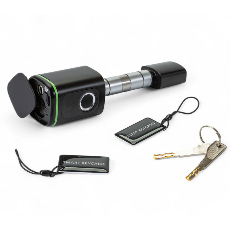 456862 Розумний замок Bluetooth на сердечник для дверей Tervix Pro Line Smart door Lock BT