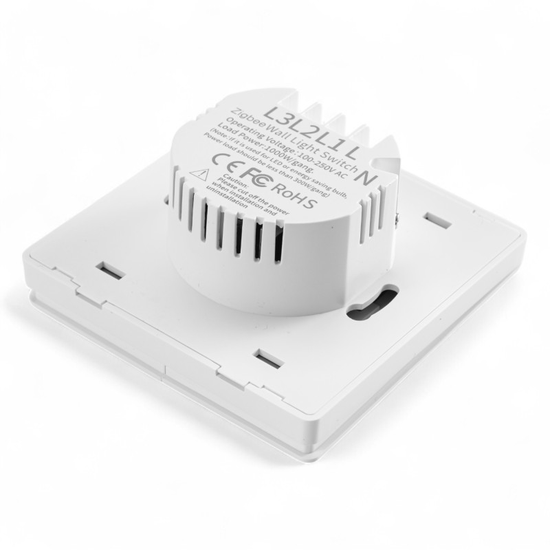 438111 Розумний клавішний вимикач Tervix Pro Line ZigBee Push Switch (3 клавіші), без нуля