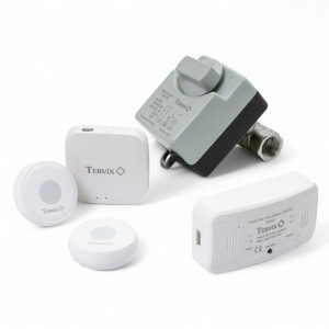Система защиты от потопа для умного дома Tervix ZigBee Water Stop 4912611-1, 1/2" на 1 трубу