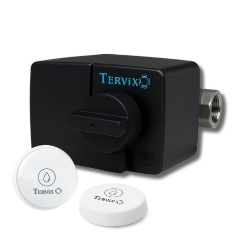 491921 Автономна система захисту від затоплення RF ZEVS Tervix Water Stop 3/4'' (з RF датчиками) 491921 Автономна система захисту від затоплення RF ZEVS Tervix Water Stop 3/4'' (з RF датчиками)